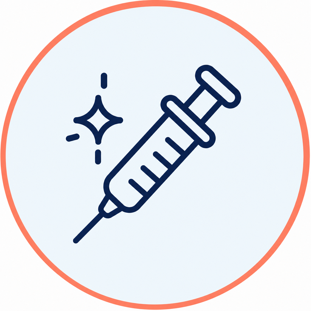 IV League booster shots icon