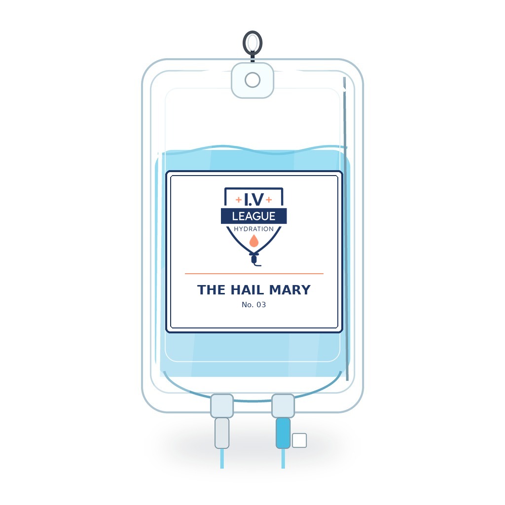 The Hail Mary IV hydration bag